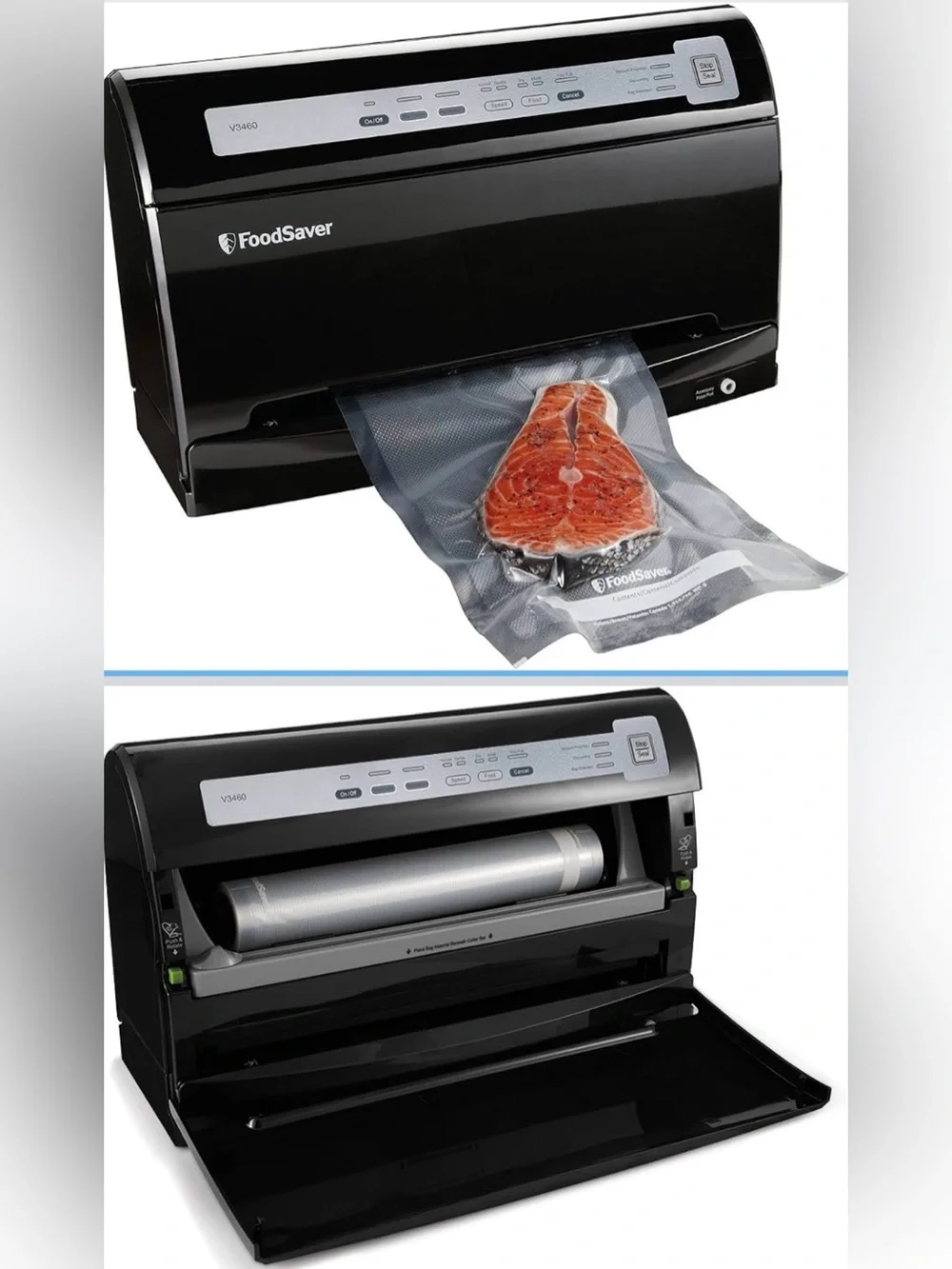 Foodsaver V3460 Black Vacuum Sealer Machine - Reliable Food Preservation